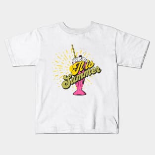 t-shirt it is summer Kids T-Shirt